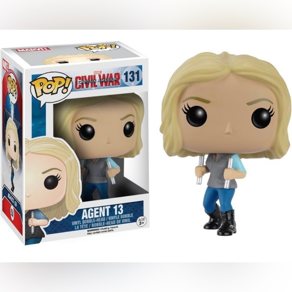 Funko POP Marvel: Captain America 3: Civil War Action‎ Figure - Agent 13